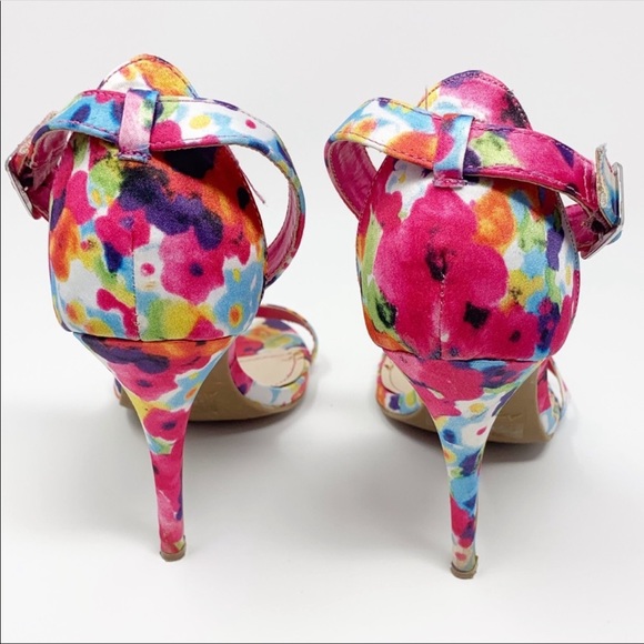 Anne Michelle Flower heels - Picture 3 of 4